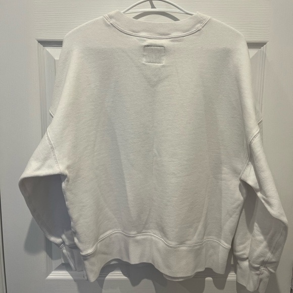 Abercrombie &‎ Fitch White Beverly Hills Preppy Country Club Crewneck Sweatshirt - Picture 4 of 4